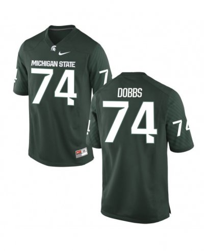Women's Devontae Dobbs Michigan State Spartans #74 Nike NCAA Green Authentic College Stitched Football Jersey FV50T84AV